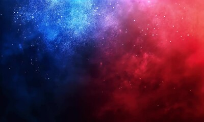Fototapete - Abstract blurred red and blue gradient background vector presentation design, minimalistic