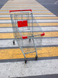 © Prikhodko - A shopping cart is sitting on a crosswalk