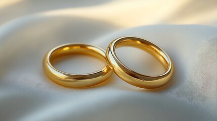 Poster - Classic gold hoops a smooth seamless design placed on a soft minimalistic backdrop emphasizing their timeless beauty and elegant simplicity