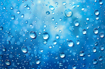 Water droplets and bubbles