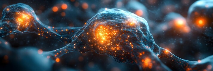 Fototapete - Controlling Humans Through Advanced Neural Networks - A Futuristic Digital Art Visualization Exploring the Concept of Technological Manipulation and Influence Over the Human Mind.