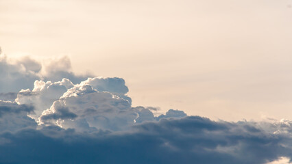 The beautiful sky and clouds are a beautiful nature.