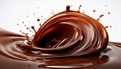 melted chocolate dripping