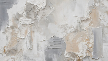 Wall Mural - Abstract Grey and Beige Textured Canvas