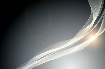 Poster - Abstract background with thin gray lines. Abstract gray futuristic background illustration.