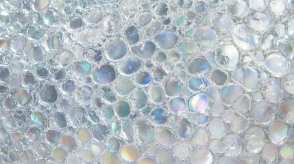 Wall Mural - closeup, water droplets condensing on glass surface abstract texture and background
