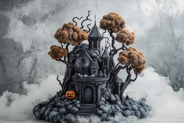 Poster - BOO halloween background