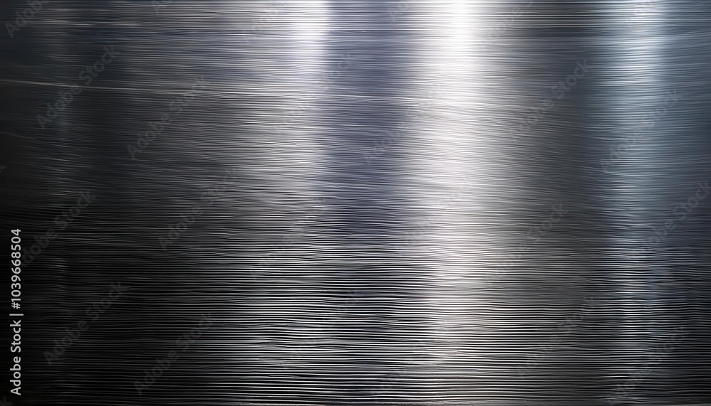 Brushed Silver Metal Texture with Fine Horizontal Lines. High ...