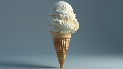Aufkleber - a scoop of ice cream on a cone