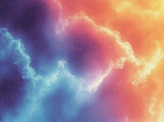 Aufkleber - Background gradient Bright colors grainy texture Abstract backdrop pink orange purple Retro style
