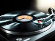 © TGEN - Vintage Vinyl Record Spinning on Turntable