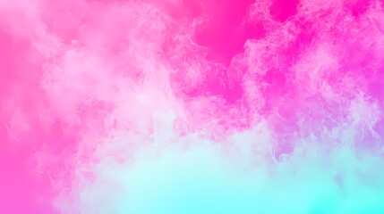 Abstract Pink and Blue Cloud Background