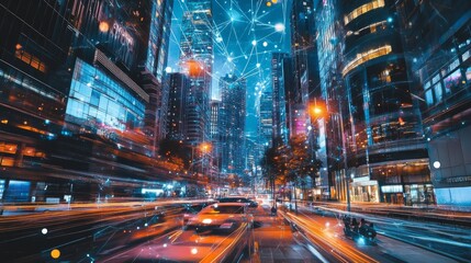 Poster - An intelligent city --ar 16:9 --v 6.1 Job ID: 0e3fad54-c220-4c7f-83f0-b90e411032c7