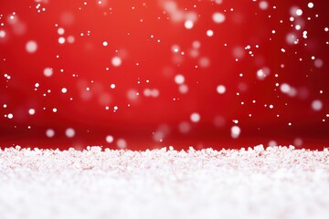 Poster - Red background snow backgrounds christmas.