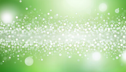Wall Mural - fresh green background with bokeh effect and free space