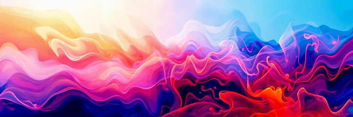 Poster - abstract colorful background