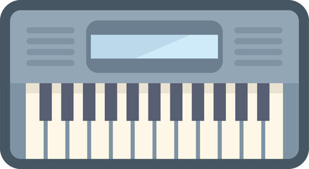 Poster - electronic keyboard synthesizer for composing new songs and creating electronic music