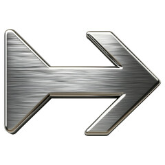 Poster - A silver arrow pointing to the right