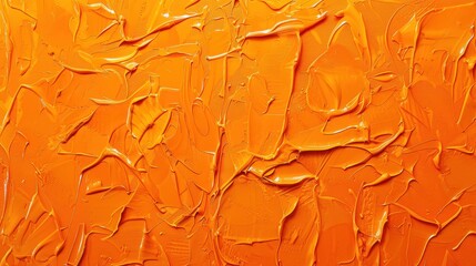 Poster - Textured Bright Orange Surface for Creative Use