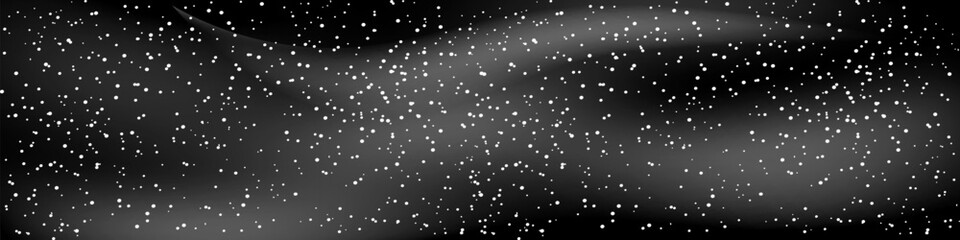 Wall Mural - Falling Snow Overlay Background. Snowfall Winter Christmas Background. Vector Illustration.