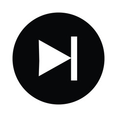 Wall Mural - pause image icon, simple