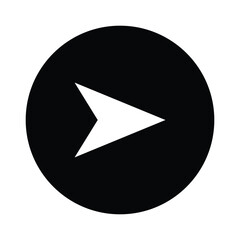 Wall Mural - pause image icon, simple