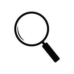 Wall Mural - simple search image icon