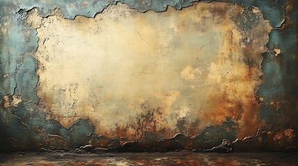 Poster - Aged photo background with a wornout texture complete with light leaks and a layer of dust all framed by a vignette border that enhances the vintage look leaving ample space for text