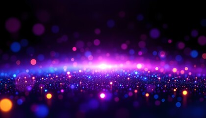 Wall Mural - wave of musical sounds. abstract background with interweaving of dots and lines. 3d rendering. music