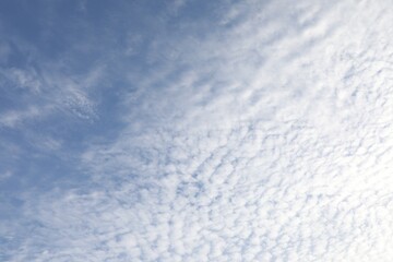 Wall Mural - beautiful view of blue sky with clouds
