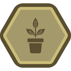 Poster - Plant Pot Icon Design