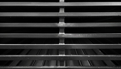 Sticker - Black metal grate texture