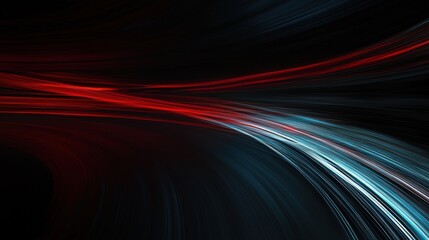 Wall Mural - Abstract red & blue lines