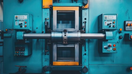 Poster - Industrial Machine in Operational Setting