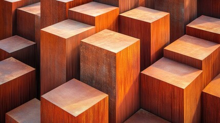 Poster - Abstract Rusty Blocks in Dynamic Arrangement
