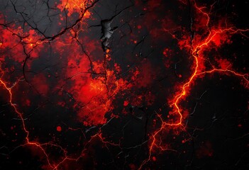 Wall Mural - red texture water on black background. modern futuristic background. perfect for card, banner, templ