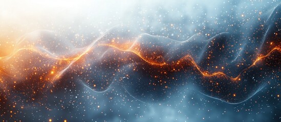 Wall Mural - abstract cosmic waves