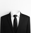 © Александр Марченко - Black suit white shirt and tie representing corporate business executive