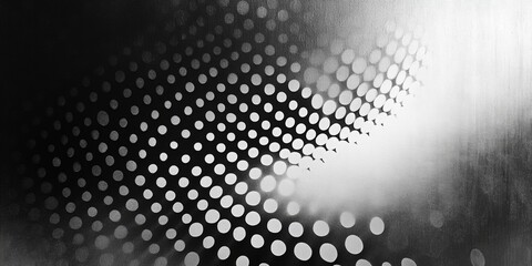 Contemporary Halftone Dot Design, overlapping circles create dynamic visual rhythm, ideal for modern graphics and digital art applications