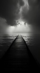 Poster - Photography of hurricane boardwalk outdoors nature.