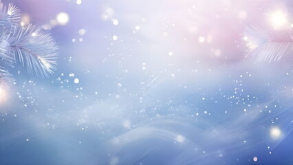 Wall Mural - Abstract backdrop with winter