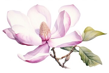 Wall Mural - Magnolia blossom flower petal.