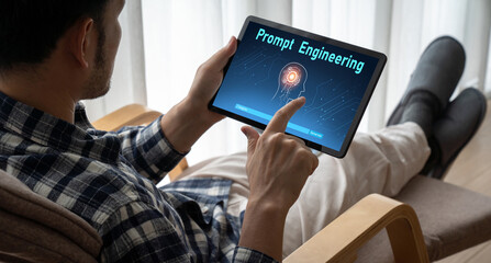 Poster - generative ai virtual assistant tools for prompt engineer and user for ease of engage artificial int