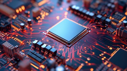 Poster - silicon computer chip technology