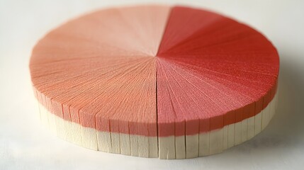 Poster - A close-up of a pie chart highlighting a decrease in market share during a corporate analysis