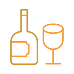 Poster - Wine Glass Vector Icon