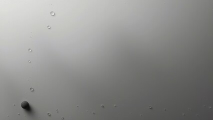 Poster - Water droplets on a gray surface