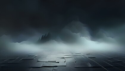 Wall Mural - ground fog texture background