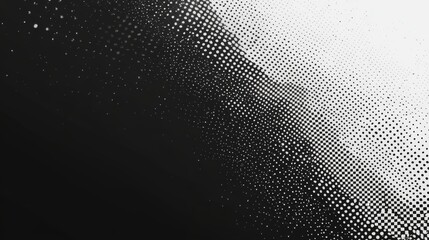 abstract black and white halftone pattern background, digital art, geometric graphic, digital art, m