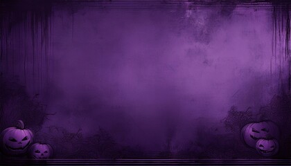 Wall Mural - scratched purple halloween grunge grungy abstract background wallpaper